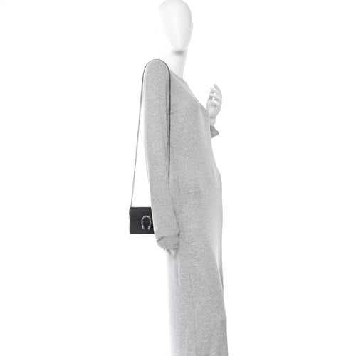 Calfskin Super Mini Dionysus Shoulder Bag Black