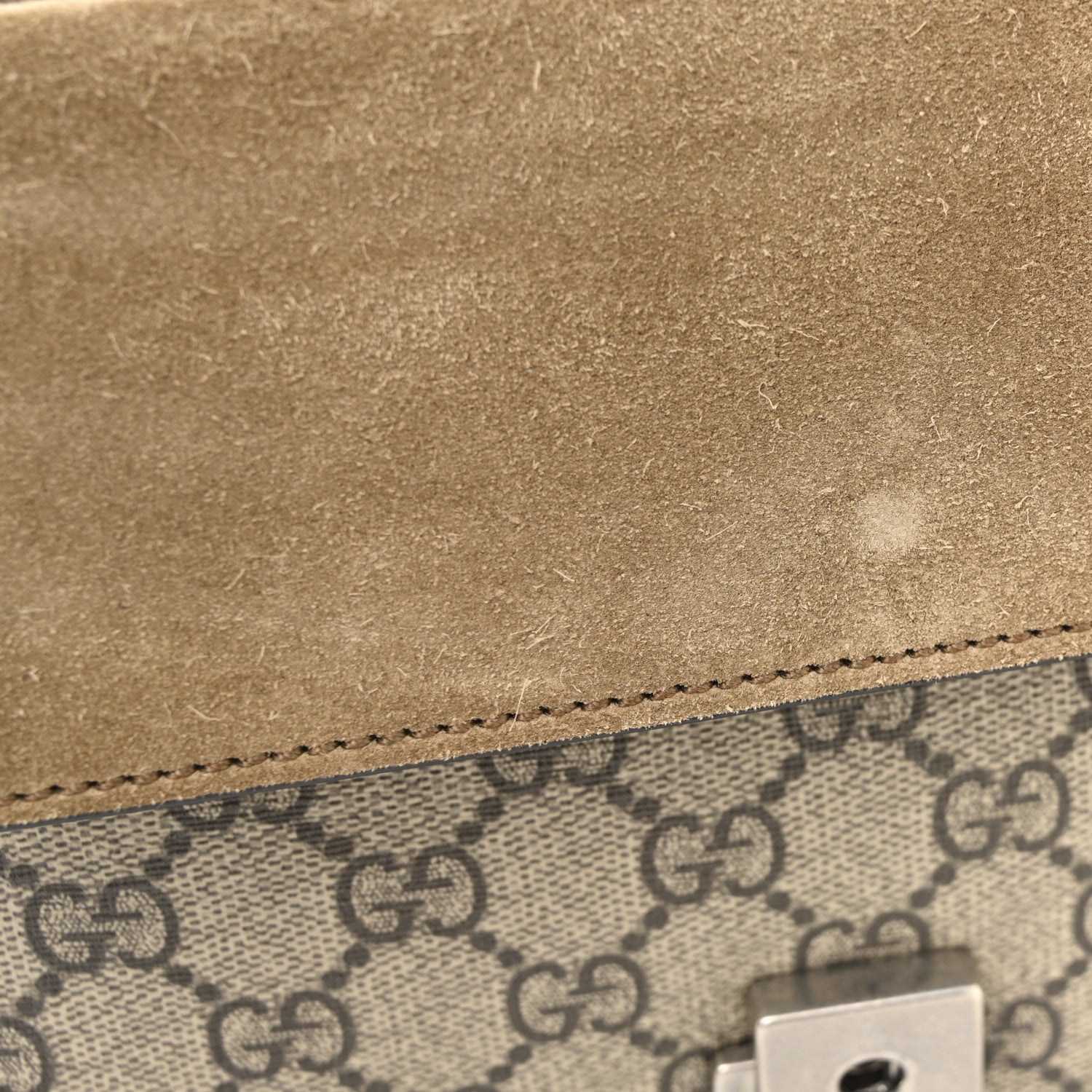 GG Supreme Monogram Mini Dionysus Shoulder Bag Taupe