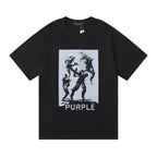 PURPLE  fashion T-shirt