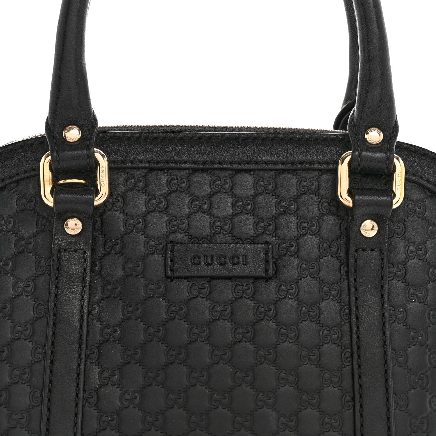 Microguccissima Mini Dome Bag Black