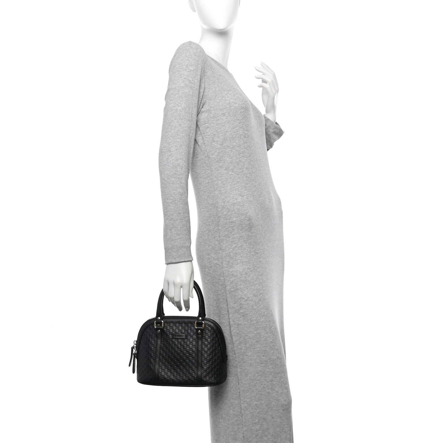 Microguccissima Mini Dome Bag Black