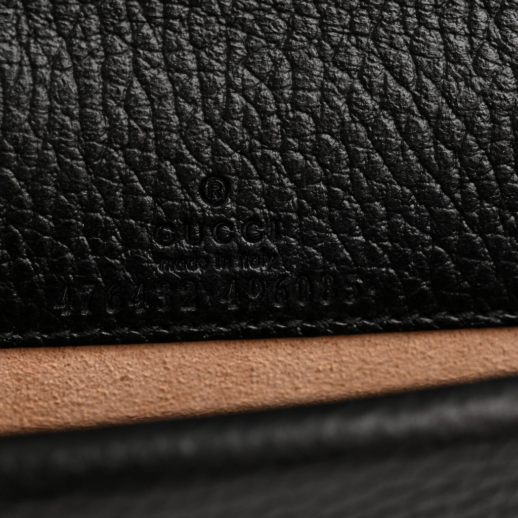 Calfskin Super Mini Dionysus Shoulder Bag Black
