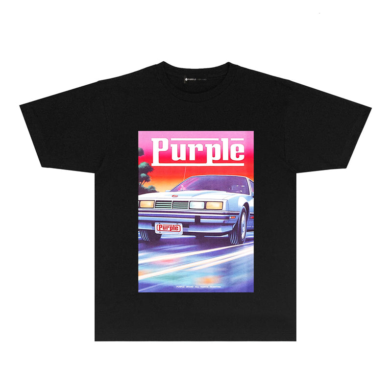 PURPLE  fashion T-shirt