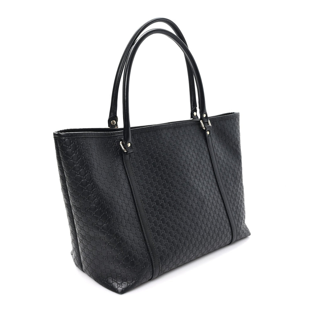 Microguccissima Medium Joy Tote Black