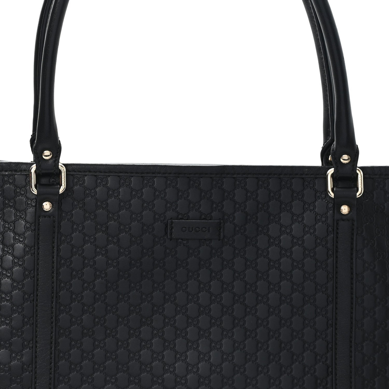 Microguccissima Medium Joy Tote Black