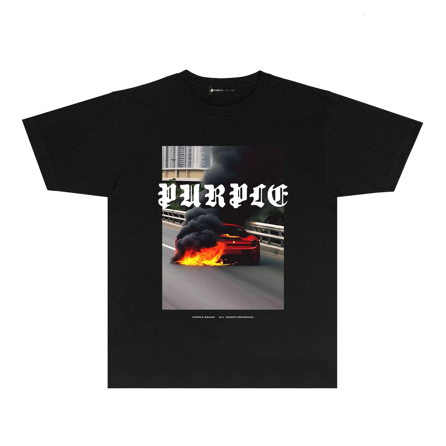 PURPLE  fashion T-shirt