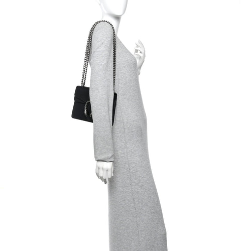 Calfskin Mini Dionysus Shoulder Bag Black