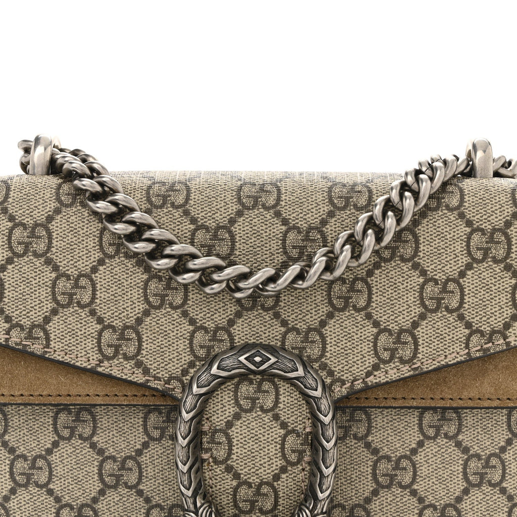 GG Supreme Monogram Mini Dionysus Shoulder Bag Taupe