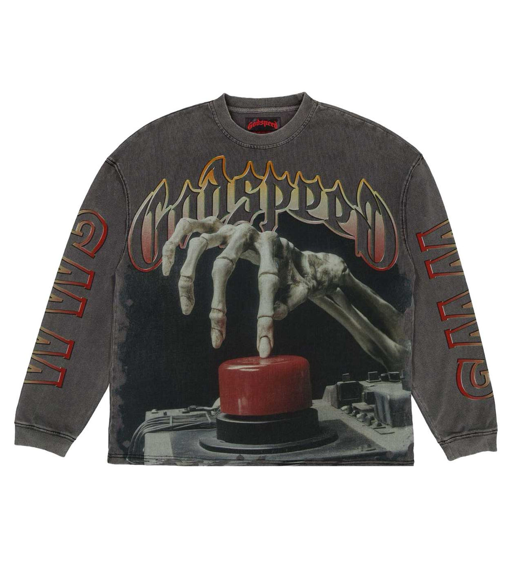 Godspeed Code Red L/S Tee Grey