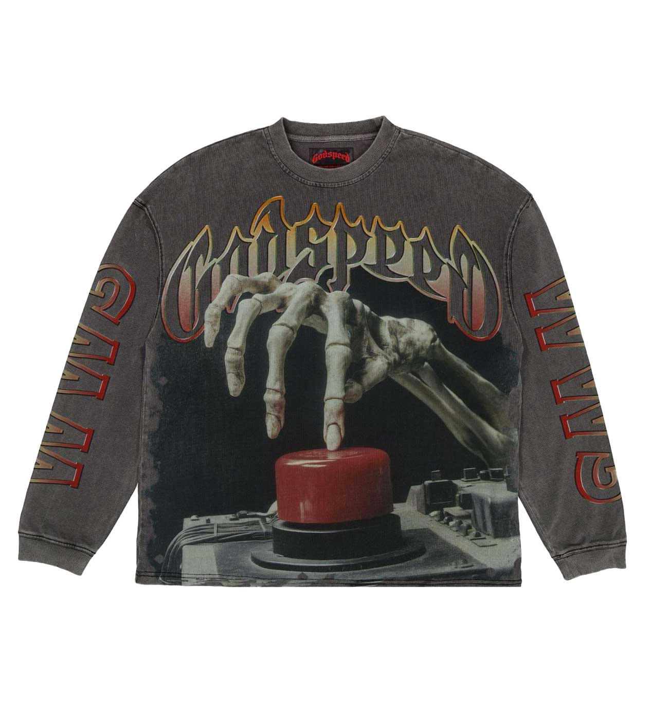 Godspeed Code Red L/S Tee Grey