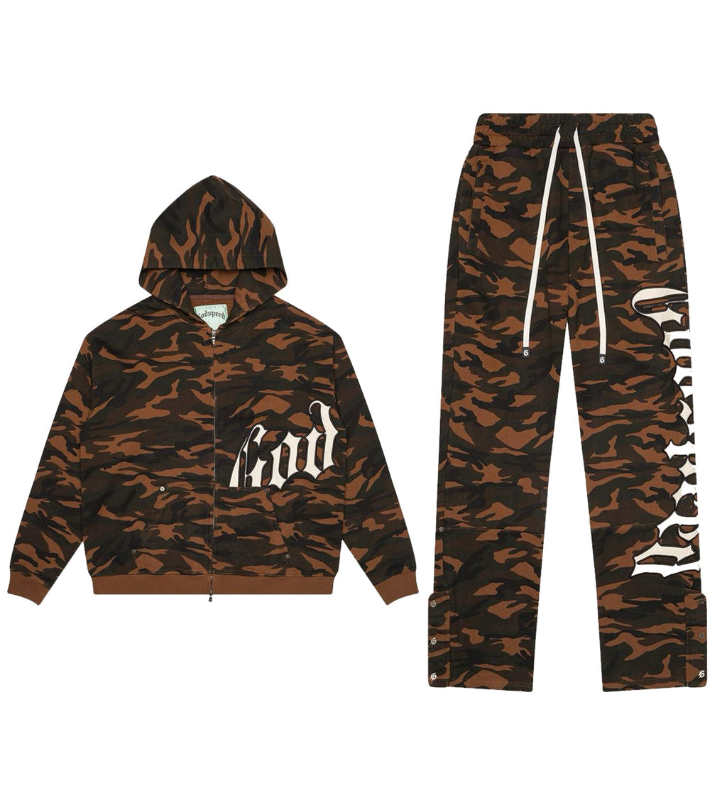 Godspeed OG Logo Sweatsuit Brown/Camo
