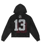 Godspeed Seeing Double Hoodie Washed Black
