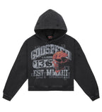 Godspeed Seeing Double Hoodie Washed Black