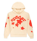 Sp5der Beluga Hoodie Cream/Red