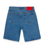 Sp5der OG Logo Denim Shorts Blue