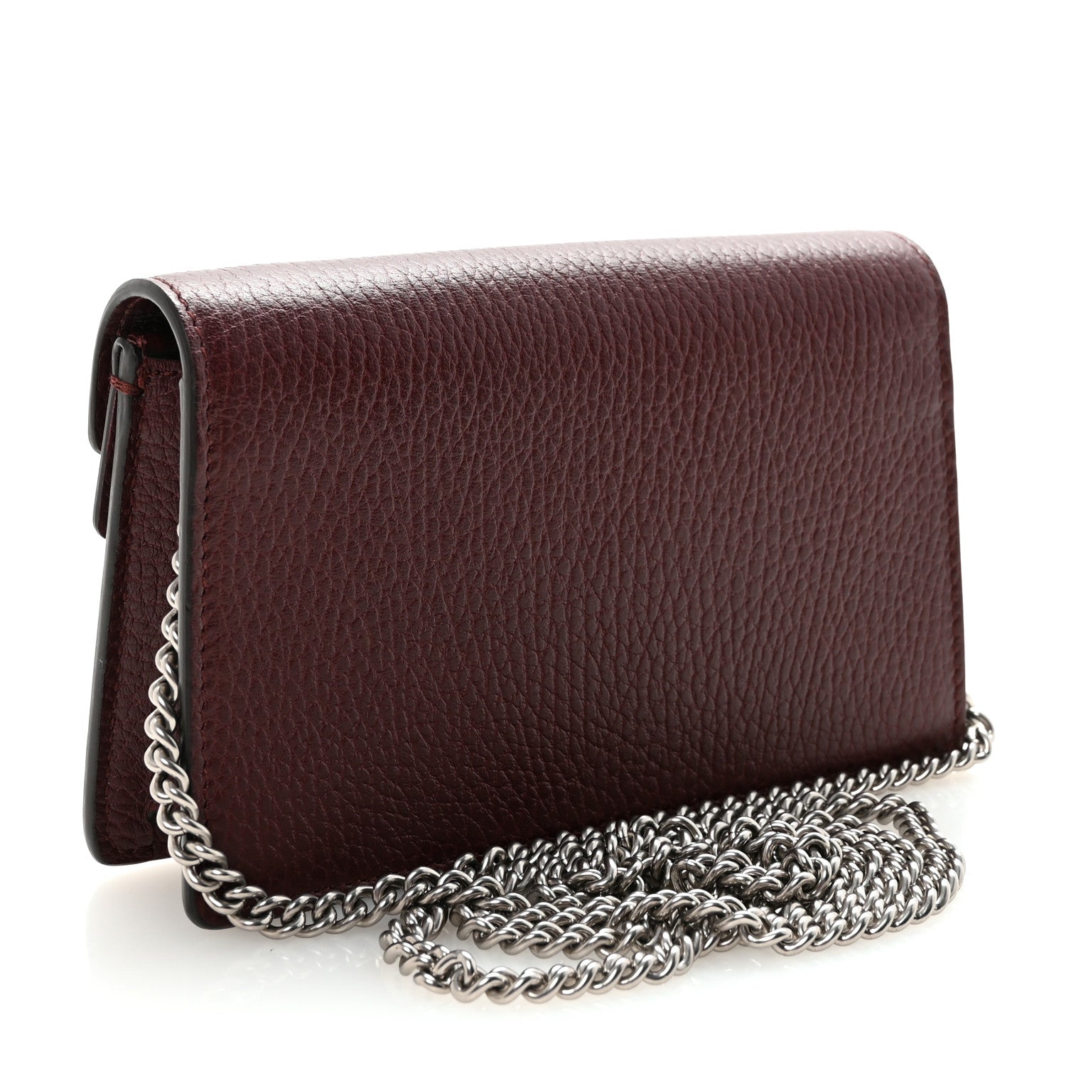 Dollar Calfskin Crystal Super Mini Dionysus Shoulder Bag Vintage Bordeaux Black Diamond