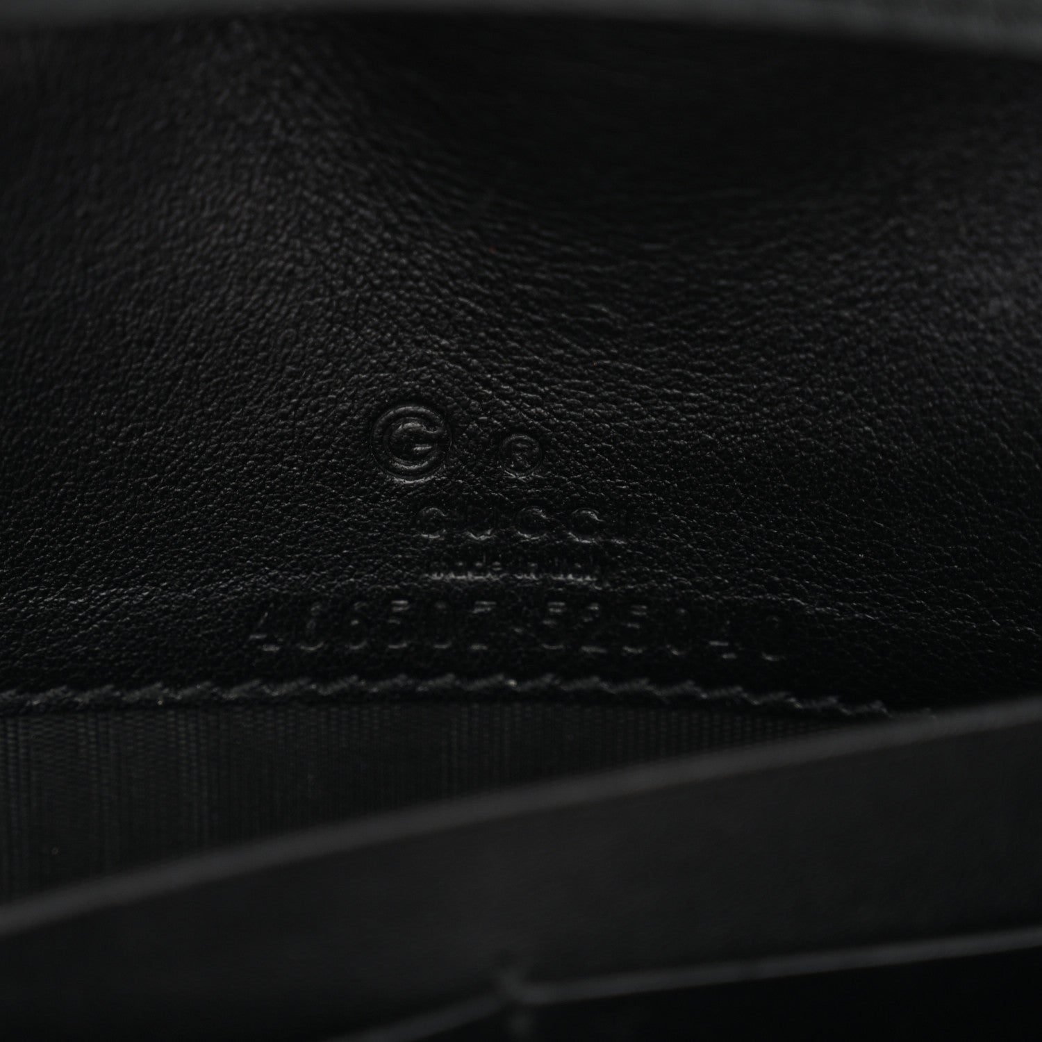 Soft Microguccissima Crossbody Wallet Black