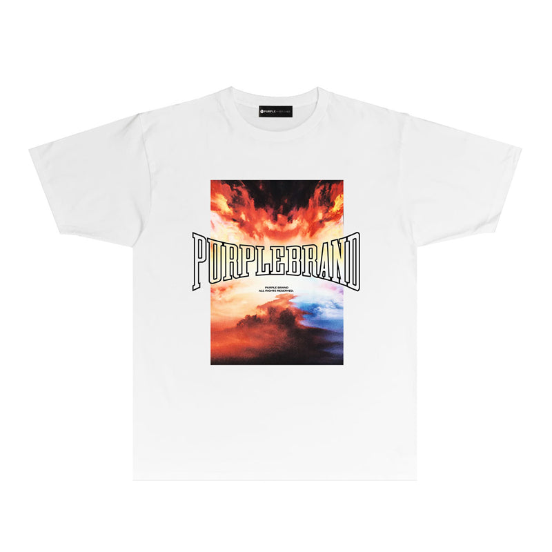 PURPLE  fashion T-shirt