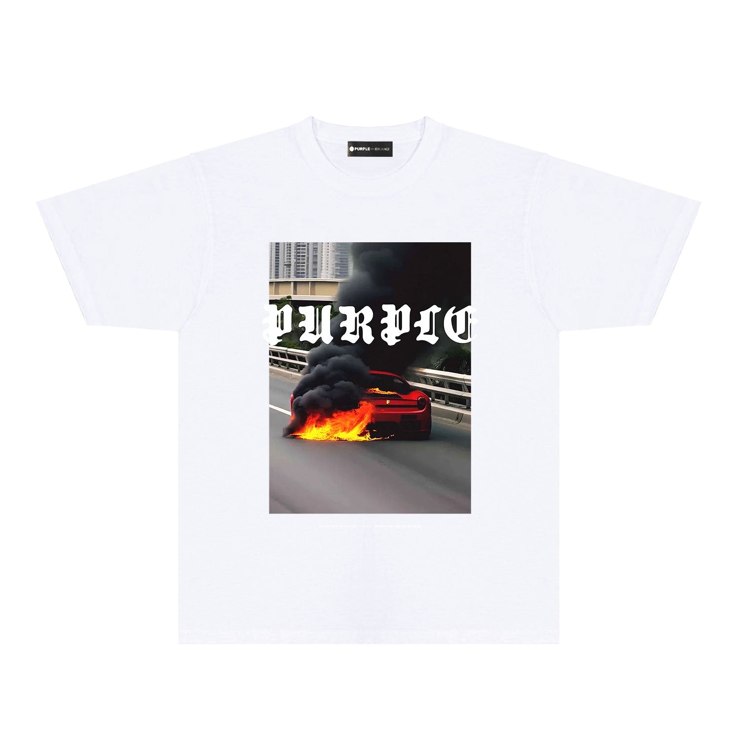 PURPLE  fashion T-shirt