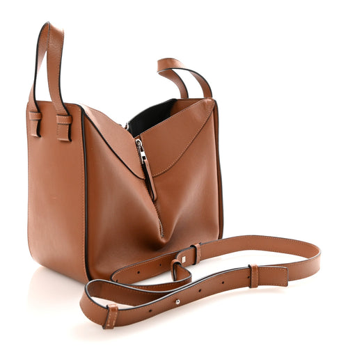 Calfskin Small Hammock Shoulder Bag Tan