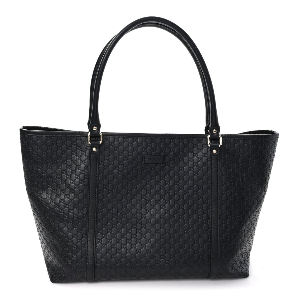 Microguccissima Medium Joy Tote Black