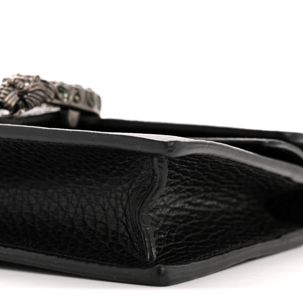 Calfskin Super Mini Dionysus Shoulder Bag Black