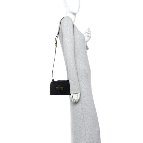 Calfskin Small Barcelona Shoulder Bag Black