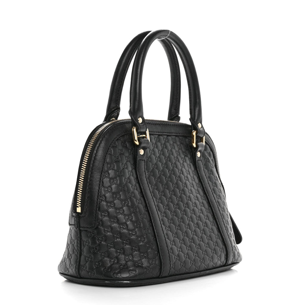 Microguccissima Mini Dome Bag Black