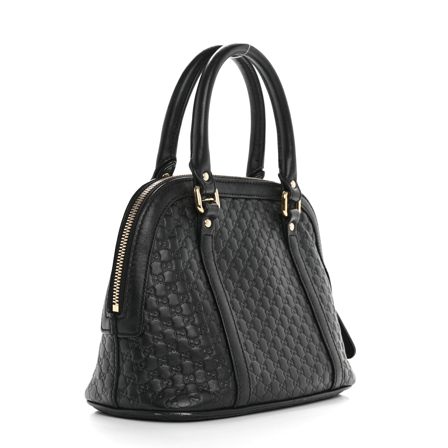 Microguccissima Mini Dome Bag Black
