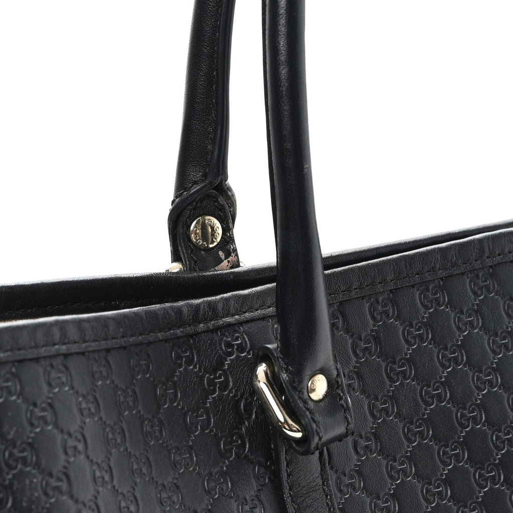 Microguccissima Medium Joy Tote Black