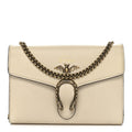 Calfskin Garden Dionysus Chain Wallet Off White